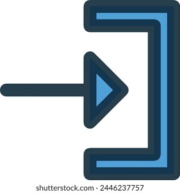 Arrow icon symbol vector image with color for element design