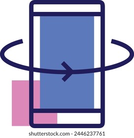 Arrow icon symbol vector image with color for element design