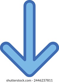 Arrow icon symbol vector image with color for element design