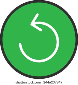 Arrow icon symbol vector image with color for element design