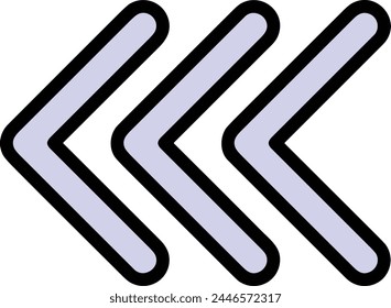 Arrow icon symbol vector image with color for element design