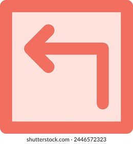 Arrow icon symbol vector image with color for element design