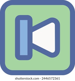 Arrow icon symbol vector image with color for element design