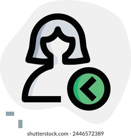 Arrow icon symbol vector image with color for element design