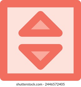 Pfeilsymbol Symbol Vektorgrafik Bild mit Farbe für Elementdesign