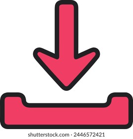 Arrow icon symbol vector image with color for element design