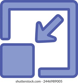 Arrow icon symbol vector image with color for element design