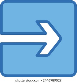 Arrow icon symbol vector image with color for element design