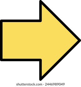 Arrow icon symbol vector image with color for element design