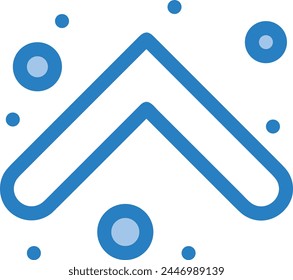 Símbolo de flecha Imagen de Vector con color para el diseño de elementos