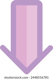 Símbolo de flecha Imagen de Vector con color para el diseño de elementos