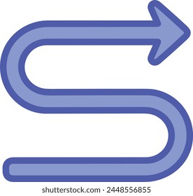 Arrow icon symbol vector image with color for element design