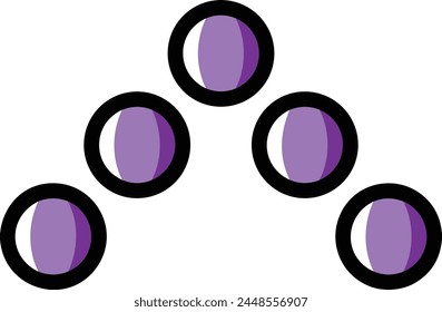 Símbolo de flecha Imagen de Vector con color para el diseño de elementos