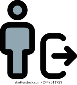 Pfeilsymbol Symbol Vektorgrafik Bild mit Farbe für Elementdesign