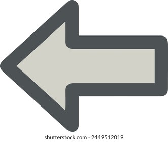 Arrow icon symbol vector image with color for element design