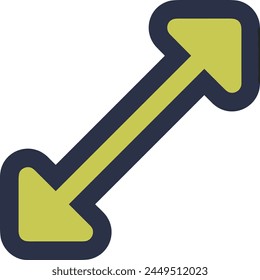 Pfeilsymbol Symbol Vektorgrafik Bild mit Farbe für Elementdesign