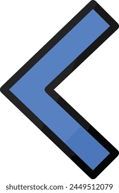 Símbolo de flecha Imagen de Vector con color para el diseño de elementos