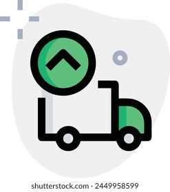 Arrow icon symbol vector image with color for element design