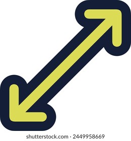 Arrow icon symbol vector image with color for element design