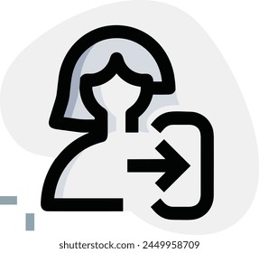 Arrow icon symbol vector image with color for element design