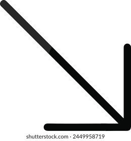 Símbolo de flecha Imagen de Vector con color para el diseño de elementos