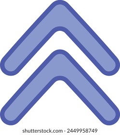 Símbolo de flecha Imagen de Vector con color para el diseño de elementos