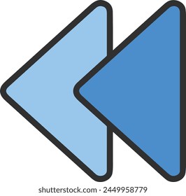 Arrow icon symbol vector image with color for element design