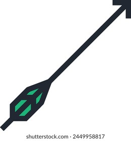 Arrow icon symbol vector image with color for element design