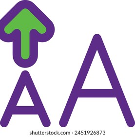 Arrow icon symbol vector image with color for element design