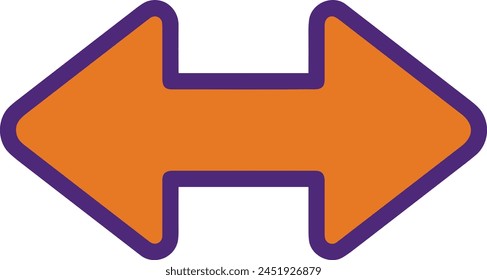Símbolo de flecha Imagen de Vector con color para el diseño de elementos
