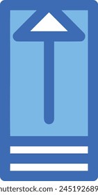 Arrow icon symbol vector image with color for element design