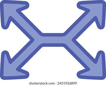 Arrow icon symbol vector image with color for element design