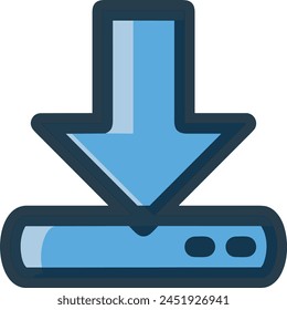 Símbolo de flecha Imagen de Vector con color para el diseño de elementos