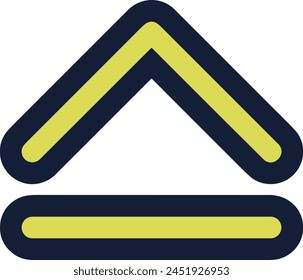 Arrow icon symbol vector image with color for element design