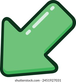 Pfeilsymbol Symbol Vektorgrafik Bild mit Farbe für Elementdesign