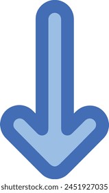 Símbolo de flecha Imagen de Vector con color para el diseño de elementos
