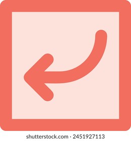 Arrow icon symbol vector image with color for element design