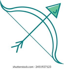 Símbolo de flecha Imagen de Vector con color para el diseño de elementos