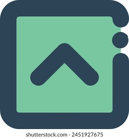 Arrow icon symbol vector image with color for element design