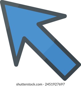 Arrow icon symbol vector image with color for element design