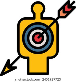 Símbolo de flecha Imagen de Vector con color para el diseño de elementos