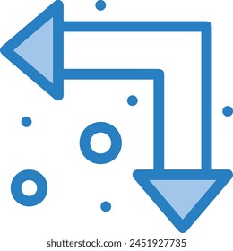 Símbolo de flecha Imagen de Vector con color para el diseño de elementos