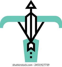 Símbolo de flecha Imagen de Vector con color para el diseño de elementos