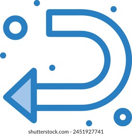 Símbolo de flecha Imagen de Vector con color para el diseño de elementos