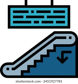 Símbolo de flecha Imagen de Vector con color para el diseño de elementos