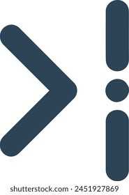 Arrow icon symbol vector image with color for element design