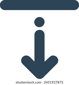 Arrow icon symbol vector image with color for element design