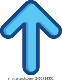 Símbolo de flecha Imagen de Vector con color para el diseño de elementos