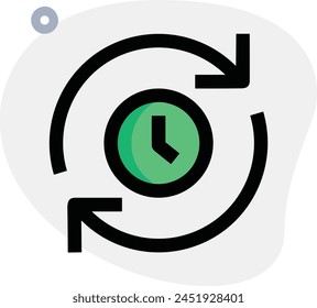 Arrow icon symbol vector image with color for element design