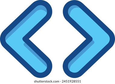 Símbolo de flecha Imagen de Vector con color para el diseño de elementos